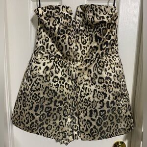 Ark and Co Animal Print Romper